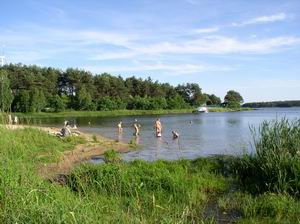 Chańcza - nad jeziorem